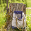 Sac à main Foglia bleu