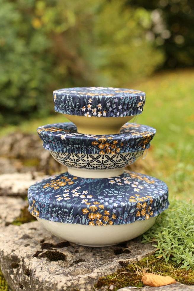 couvre-plats rond facile en lot par trois